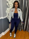 SC Fleece-Lined Sports Zipper Embroidered Baseball Jacket CH-25061