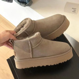 SC Thick-soled Short Snow Boots (Heel height: 3CM) GDMX-1020