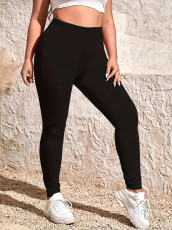 SC Plus Size Solid Color Sport Yoga Pants YIM-444