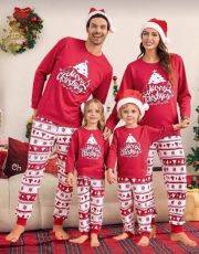 SC Christmas Print Family Matching pyjamas Sets GSGS-0840