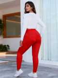 SC Plus Size Solid Color Sport Yoga Pants YIM-444