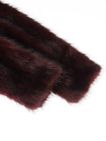 SC Patchwork Fur Faux Leather Short Jacket ZSD-0772