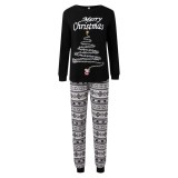 SC Christmas Print Family Matching Sets Parent-Child Pajama Sets GSGS-0706