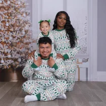 SC Christmas Tree Print Matching Family Pajama Set GSGS-0815