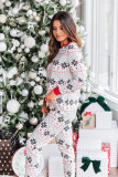Christmas Print Family Matching Pajama Sets GSGS-0631#