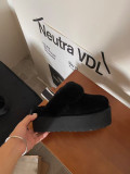 SC Thick-soled Elastic Band Fur Slippers GDMX-2024