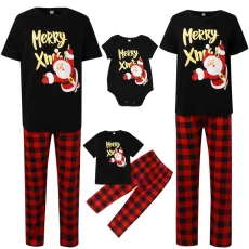 SC Santa Claus Short-Sleeve Printed Pajama Set GSGS-0919
