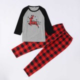 SC Christmas Plaid Print Family Matching Pajama Sets GSGS-0900
