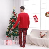SC Christmas Print Home Family Pajama Set GSGS-0812