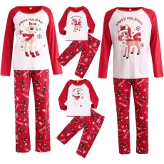 SC Christmas Reindeer Print Family Matching Set GSGS-0822
