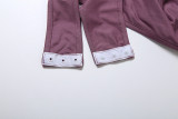 SC Solid Color Tie Up Bodysuit Two Piece Pants Set XEF-K25Q85558
