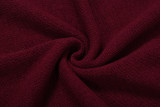 SC Deep V Neck Solid Color Knits Long Dress DLSF-W25D84208