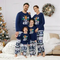 SC Christmas Letter Print Matching Family Pajama Set GSGS-0727#
