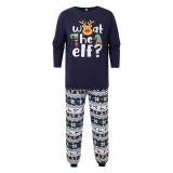 SC Christmas Letter Print Matching Family Pajama Set GSGS-0727#