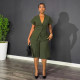 SC Solid Color Short Sleeve Two Piece Short Set NY-11219