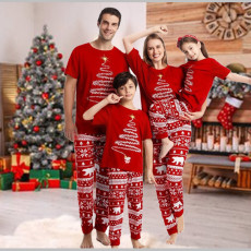 SC Christmas Print Matching Family Pajama Set GSGS-0651#
