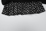 SC Polka Dot Print Wrap Chest Mini Dress GLAG-D5920273F