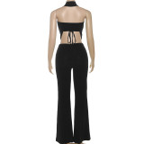SC Sexy Halterneck Backless Jumpsuits+Tube Top GYME-K25S81038