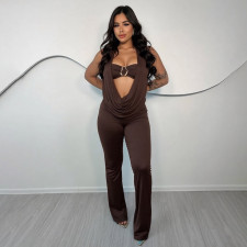 SC Sexy Halterneck Backless Jumpsuits+Tube Top GYME-K25S81038