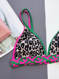 SC Leopard Print Bikinis Two Piece Swimsuit CSYZ-D78K