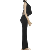 SC Sexy Halterneck Backless Jumpsuits+Tube Top GYME-K25S81038