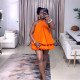 SC Sleeveless Halterneck Tie Up Backless Mini Dress GZJQ-K25D87118
