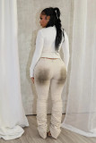 SC Solid Color Fashion Tight Pants GXHF-M80601