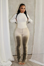 SC Solid Color Fashion Tight Pants GXHF-M80601
