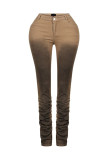 SC Solid Color Fashion Tight Pants GXHF-M80601