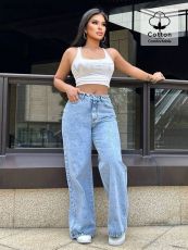 SC Fashion Denim Loose Straight Jeans GYXN-20805