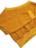 SC Solid Color Slash Shoulder Long Sleeve Pants Set YH-9021