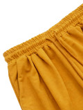 SC Solid Color Slash Shoulder Long Sleeve Pants Set YH-9021
