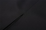SC Lace Patchwork Deep V Neck Split Long Dress XEF-K25D87336