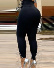 SC High Waist Solid Color Split Pants GJMF-97766
