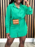 SC Long Sleeve Solid Color Shirt ZDF-31350