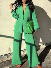 SC Casual Solid Color Loose Two Piece Pants Set ZDF-33118