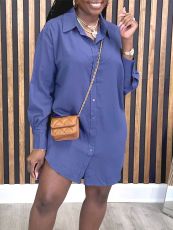 SC Long Sleeve Solid Color Shirt ZDF-31350
