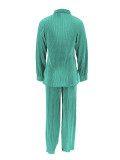 SC Casual Solid Color Loose Two Piece Pants Set ZDF-33118