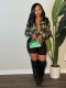 SC Plaid Print Lapel Split Shirt BGN-366
