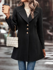 SC Solid Color Lapel Neck Coats GYXN-72231