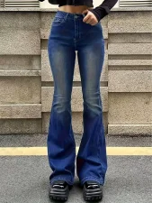 SC Retro Low Rise Flare Jeans GXJF-240606