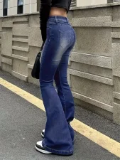 SC Retro Low Rise Flare Jeans GXJF-240606