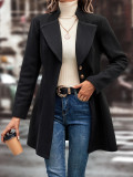 SC Solid Color Lapel Neck Coats GYXN-72231