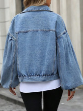SC Loose Long Sleeve Denim Jackets Coats GYXN-20221
