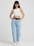 SC High Waist Straight Jeans GYXN-20613