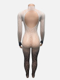 SC Sexy Hollow Out Knits Lace Jumpsuit GQNF-Y00589QL