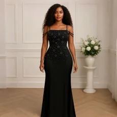 SC Sexy Hot Drill Solid Color Maxi Dress CYA-902100