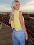 SC Sweater Sleeveless Back Split Tie Up Tops GQNF-Y00163TM