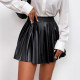 SC High Waist Sport Solid Color Pleated Skirt GPBY-776