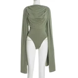 SC Long Sleeve Solid Color Bodysuit GDSF-Q24BS670